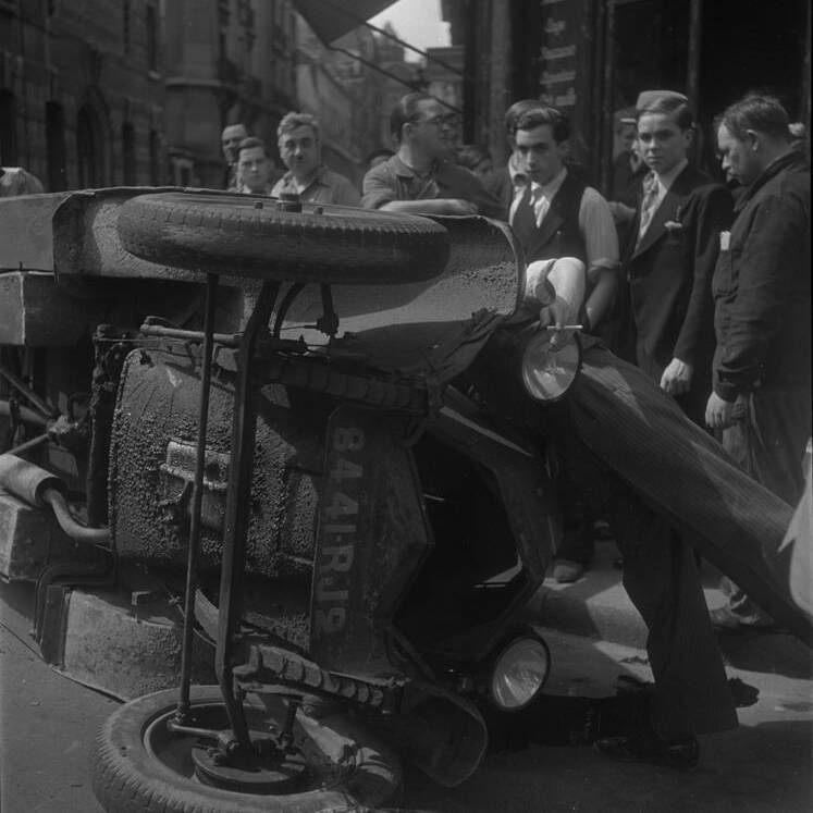 L'auto couchée