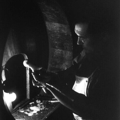 Dans les caves champenoise