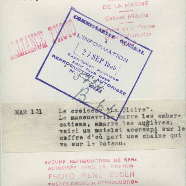 Manœuvrier sur La Gloire