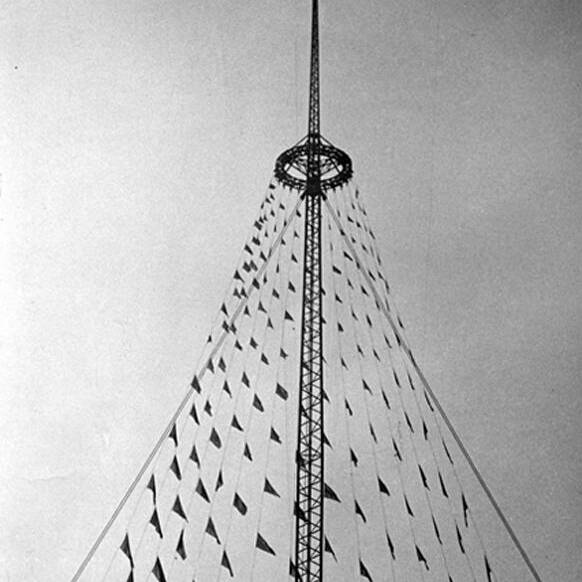 Le mat, antenne de radio
