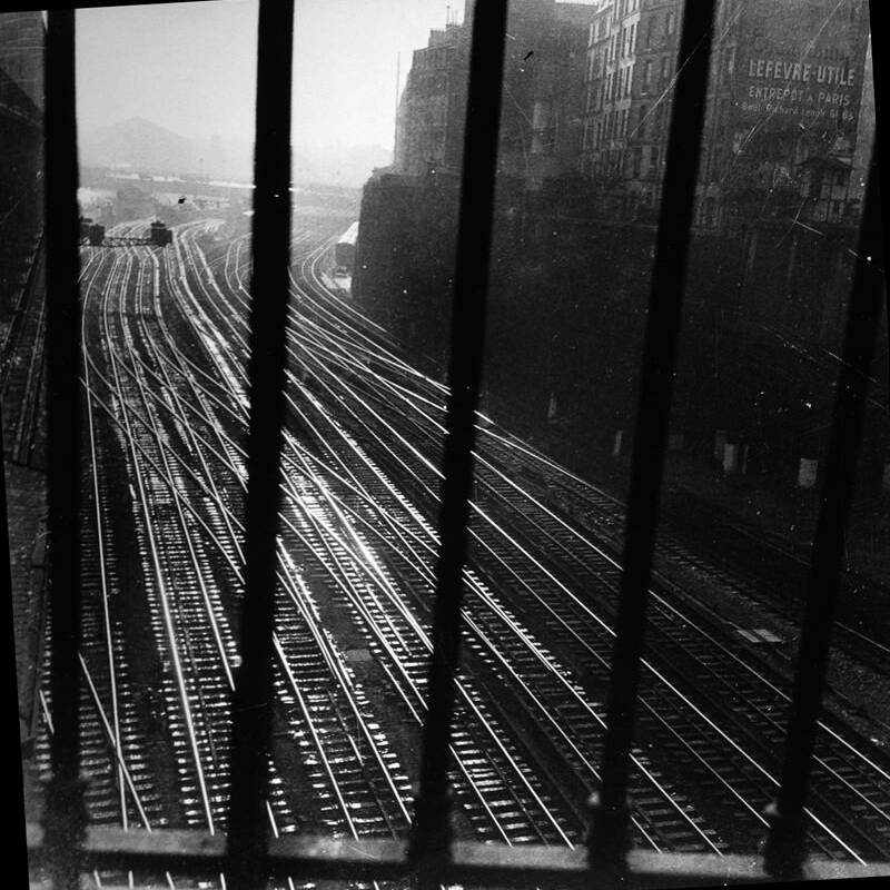 Rails vue du pont