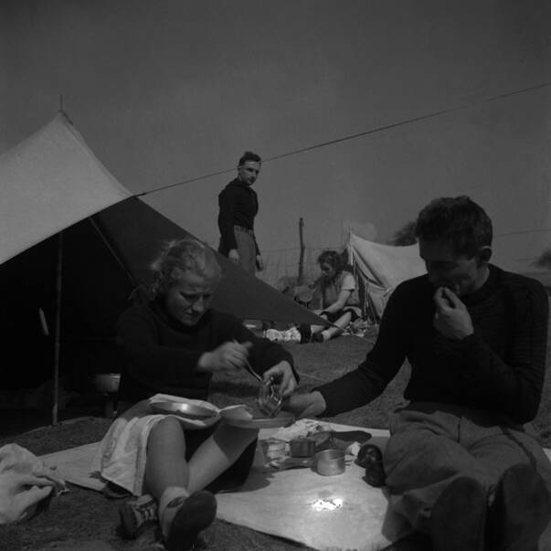 Déjeuner de camping